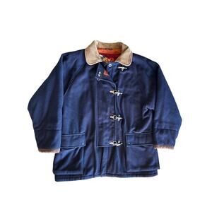 VTG Tommy Hilfiger Coastal Navigator Naval Issue Rank-A4651 L Wool Peacoat